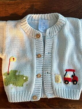 Embroidered Golf Cardigan 12 months Bella Bliss